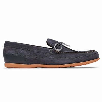 Sapatos Casual Rockport Malcom Tie Homem Azul Marinho/Marrom PT-65013